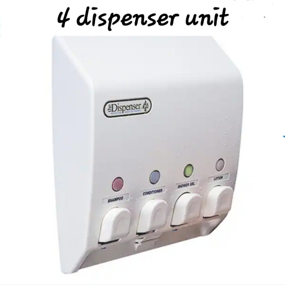 NWOT CLASSIC SHOWER DISPENSER 4 CHAMBER. ☆